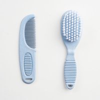 EP607-BP-B: Blue Eco Brush & Comb Set (Bulk Pack)